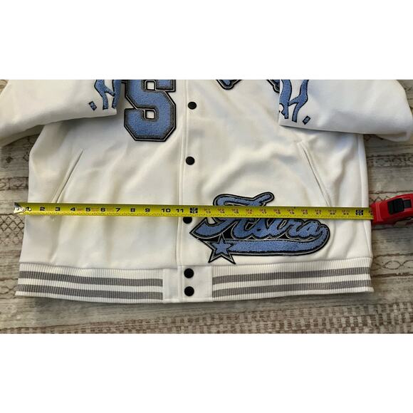 Vale Forever Varsity Jacket ‘VS’ Applique Streetwear Letterman Size XXL - Picture 5 of 10